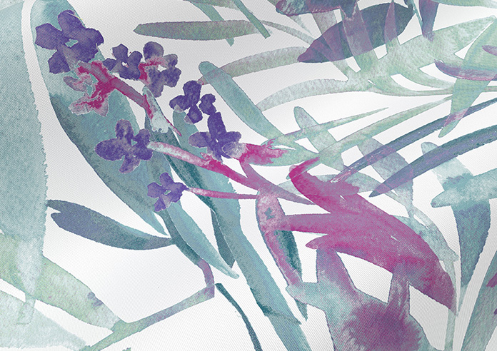 Watercolour Jungle, Lush - Twist&Fit Roller Blind - Image 4